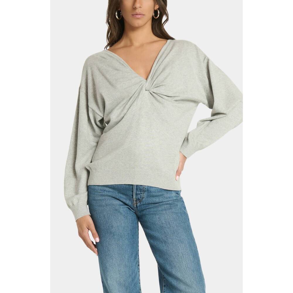 NEW NATION LTD jolie sweater in heather grey